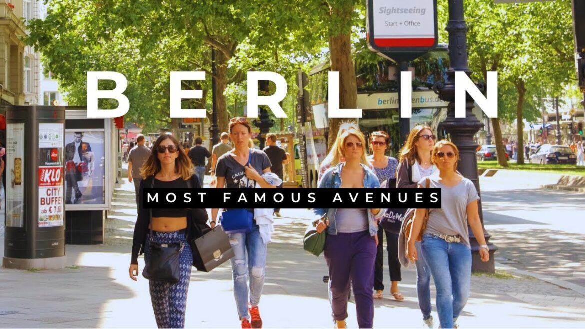 Berlin Germany, Walk Around The Most Famous Avenue! 4k City Walking Tour Berlin Germany, Walk Around The Most Famous Avenue! 4k City Walking Tour