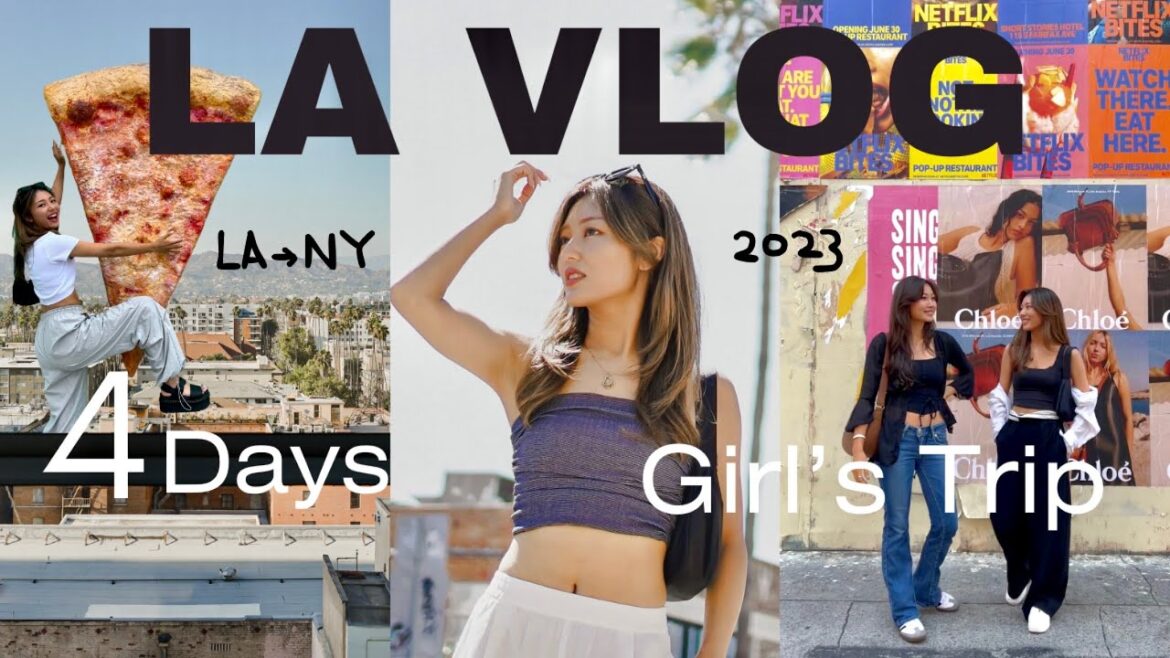 4 DAYS in LA VLOG | Best Itinerary for Girls & things to do 🍓