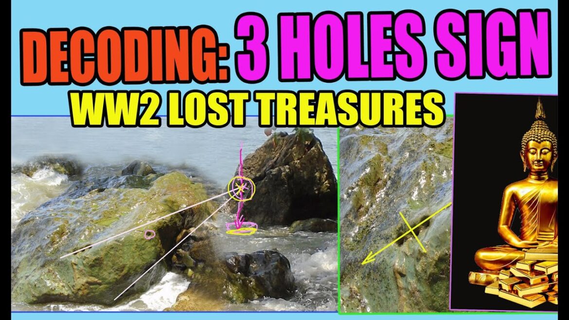 DECODING 3 LINEAR HOLES SIGN FOR WW2 LOST GOLDS IN THE PHILS