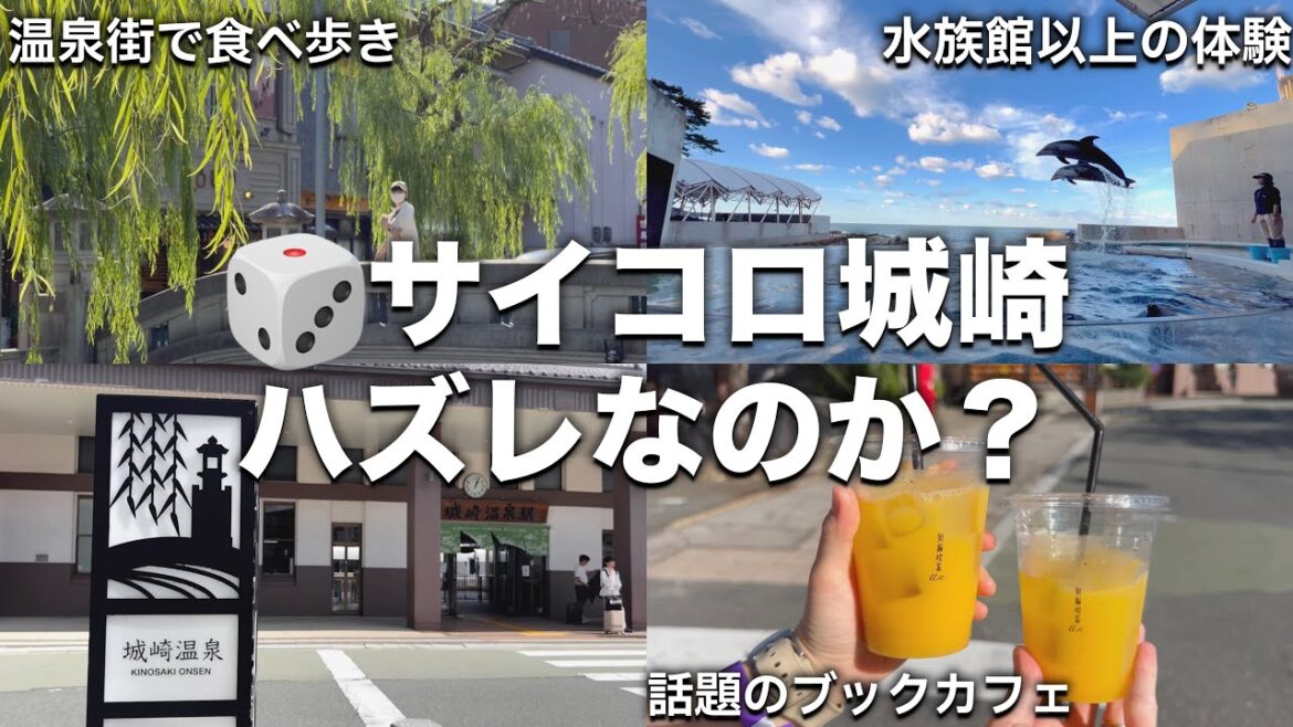 【サイコロきっぷ】癒やしの1泊2日温泉旅in城崎♨️｜金波楼・城崎マリンワールドvlog