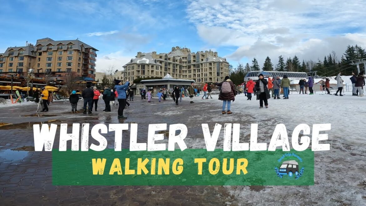 Whistler Village Walking Tour 2023 #4k