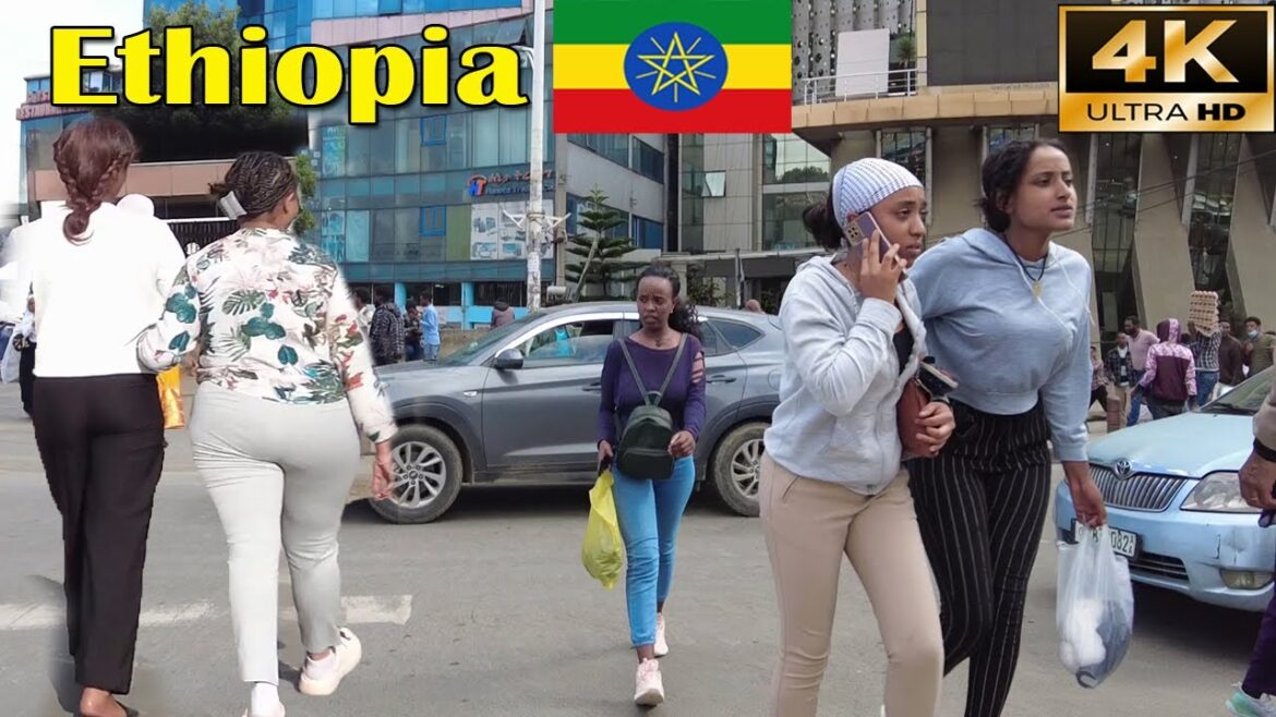 (ቦሌ 24 ) Walking Tour Megenagna to Bole 24 Addis Ababa Ethiopia #2023