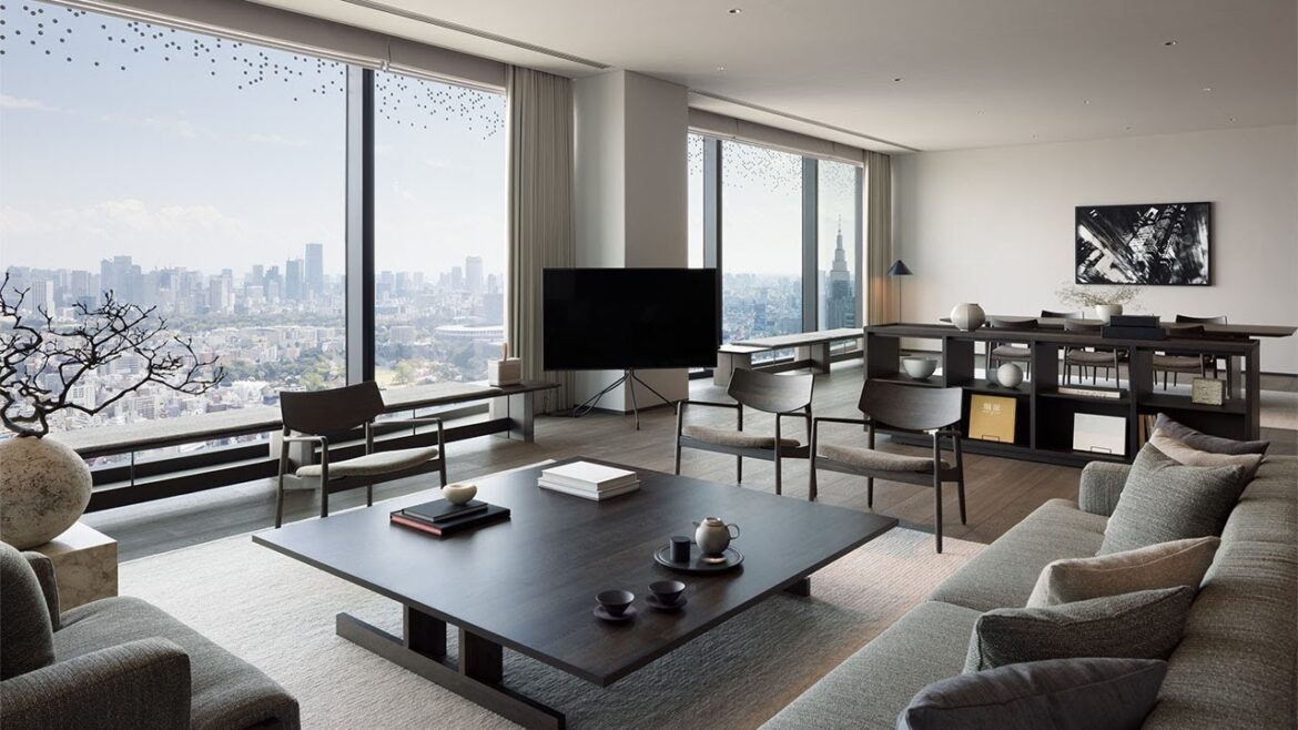 $21,200/Night Penthouse in Tokyo's Busiest District at a Luxury Hotel | BELLUSTAR TOKYO | ASMR