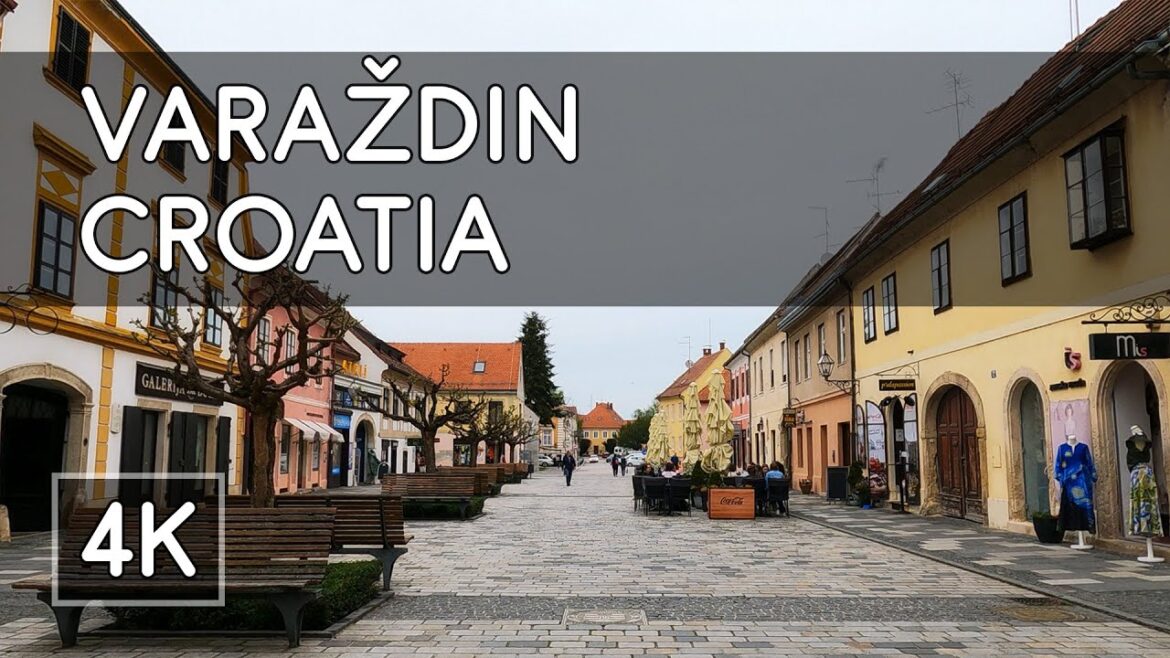 Walking Tour: Varaždin, Croatia in 2023 - 4K UHD Virtual Travel