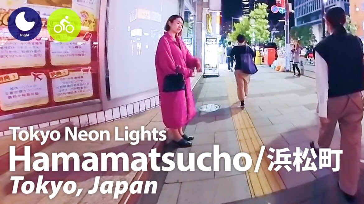 ⁴ᴷ Tokyo: Hamamatsucho Station (浜松町駅) - Japan Walking & Cycling Tour (October, 2023) Street Ambience