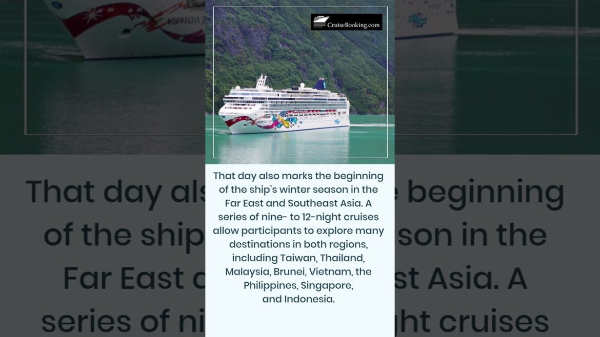 Norwegian Jewel Sets Sail on Transpacific Cruise to Japan | CruiseBooking.com News | Shorts