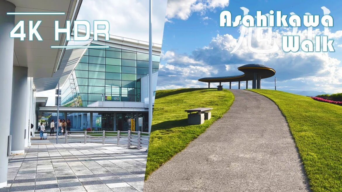 Explore Asahikawa airport and sweeping views of a park nearby, Hokkaido, Japan | 4K HDR Explore Asahikawa airport and sweeping views of a park nearby, Hokkaido, Japan | 4K HDR