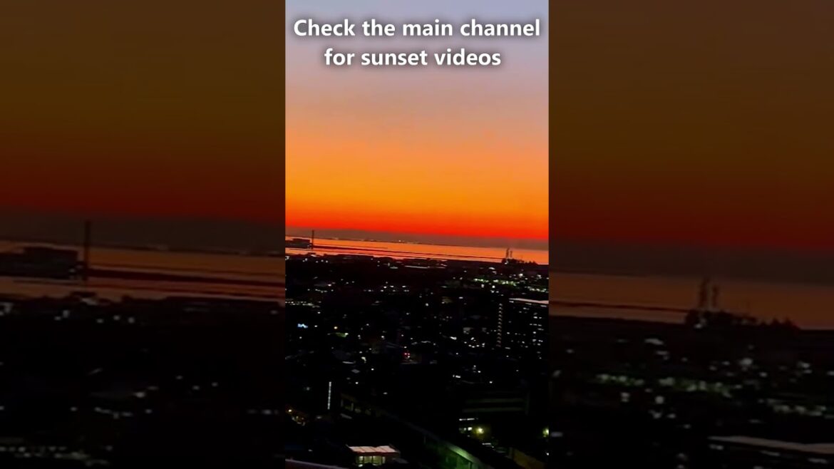 EPIC SUNSETS IN JAPAN