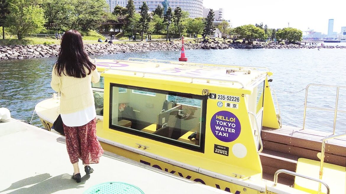 Tokyo Water Taxi Vlog🛥️ Tokyo Sightseeing 15min $46.8🤩 Comfortable by Charter Boat🤗Tamachi→Odaiba