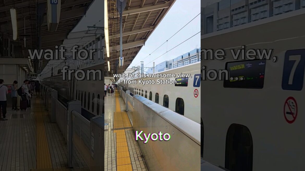 Bullet Trains at KYOTO STATION Kyoto Japan #shorts #japan #kyoto Bullet Trains at KYOTO STATION Kyoto Japan #shorts #japan #kyoto