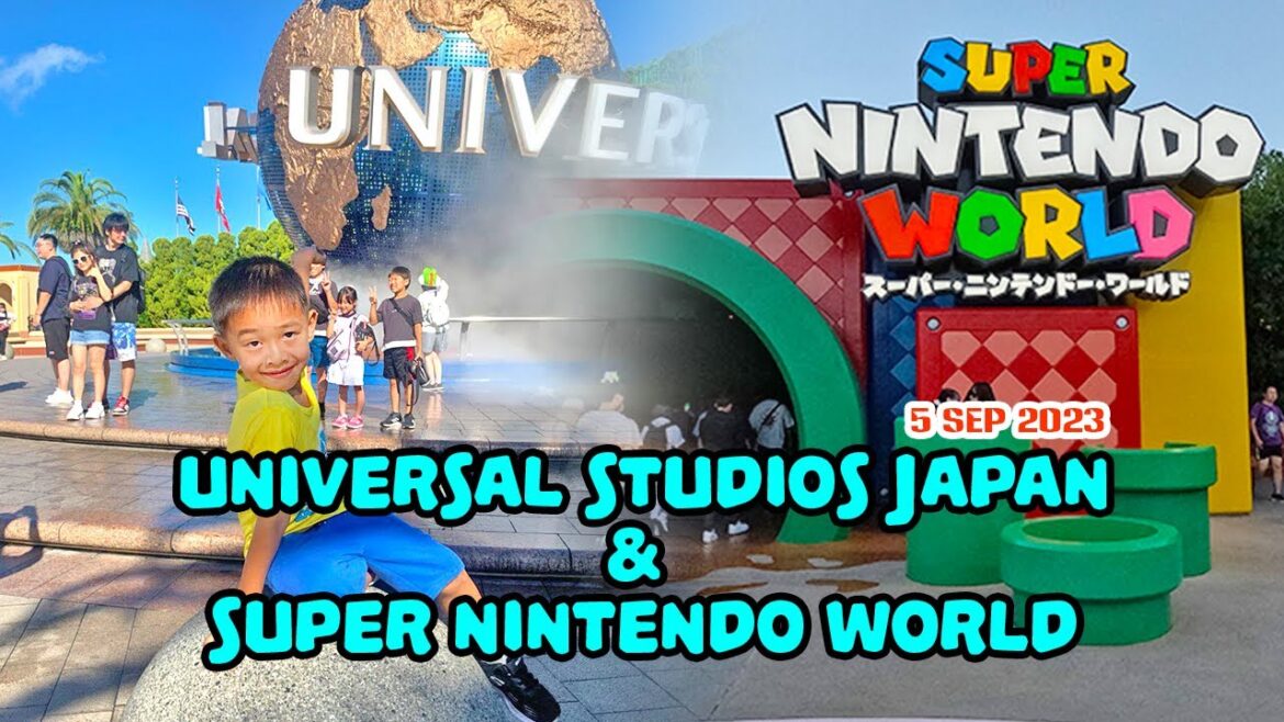 {4K} Walking Tour at Universal Studios Japan & Super Nintendo World 2023. USJ မှာ လျှောက်လည်ကြမယ်..