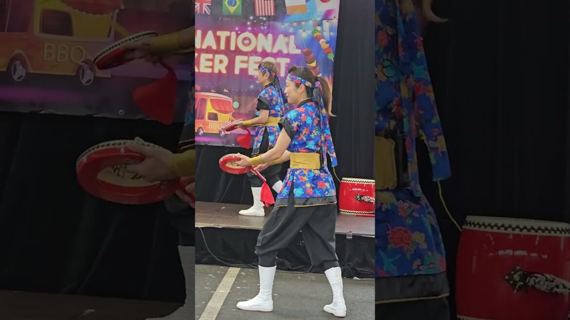 Okinawa Eisa drum dancers 🟢 Melbourne, Australia