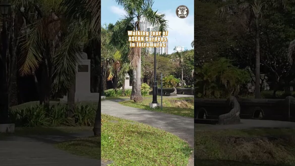 Intramuros Walking Tour : ASEAN Garden Inside Puerta del Parian | Trailer