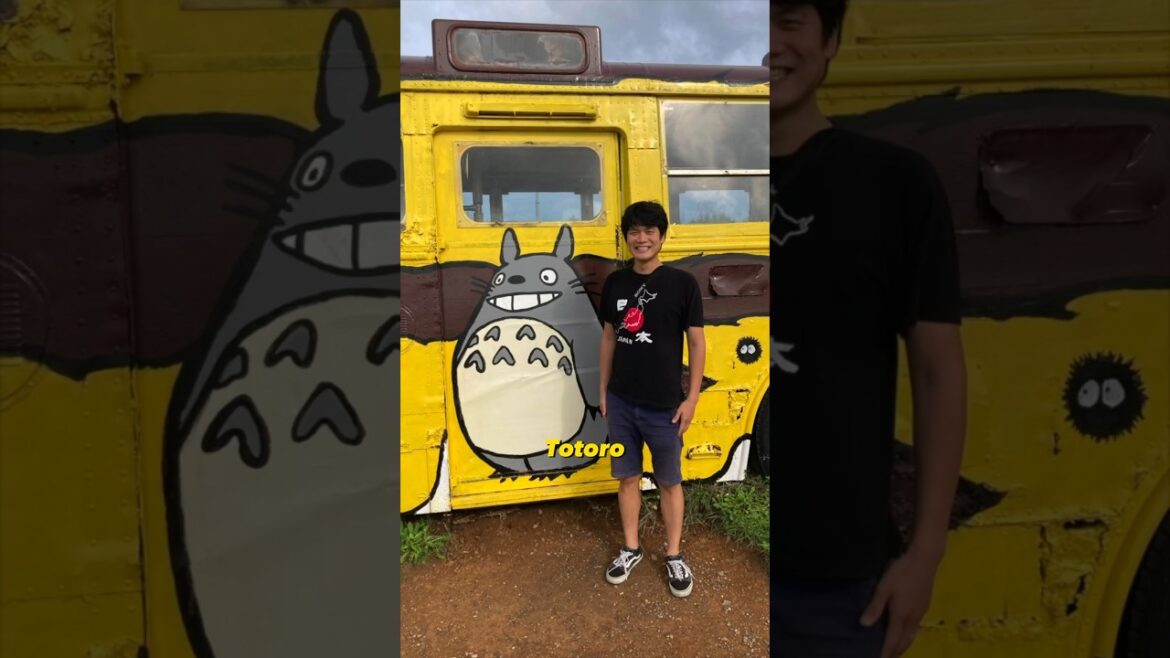 I found Totoro’s Cat Bus in Japan! #japan