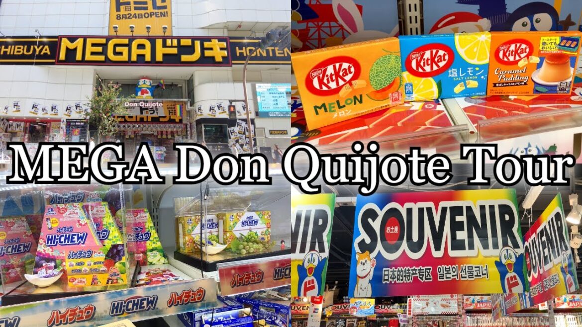 Japan Mega Don Quijote Tour | Sharing popular items & how to buy them tax-free & food review!!