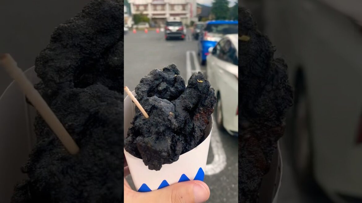 Volcanic Lava Fried Chicken In Japan 🌋🍗🎌