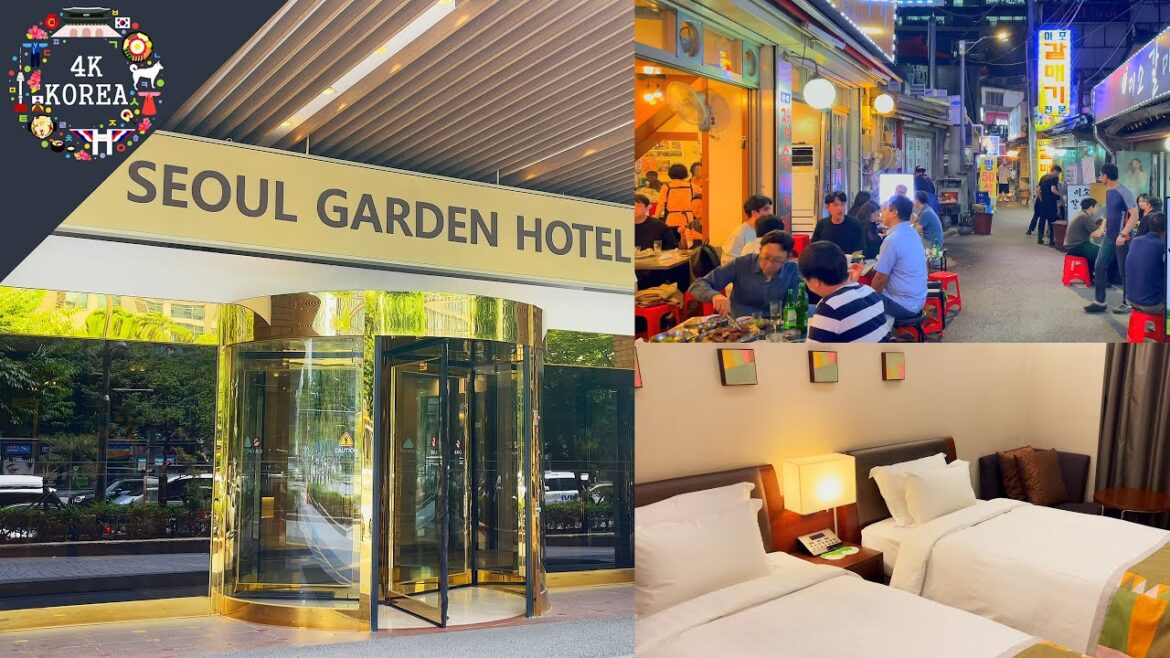 $115 USD! Hangang River(15min), Myeongdong(30min↑) | Seoul Garden Hotel | 4K KOREA HOTEL $115 USD! Hangang River(15min), Myeongdong(30min↑) | Seoul Garden Hotel | 4K KOREA HOTEL