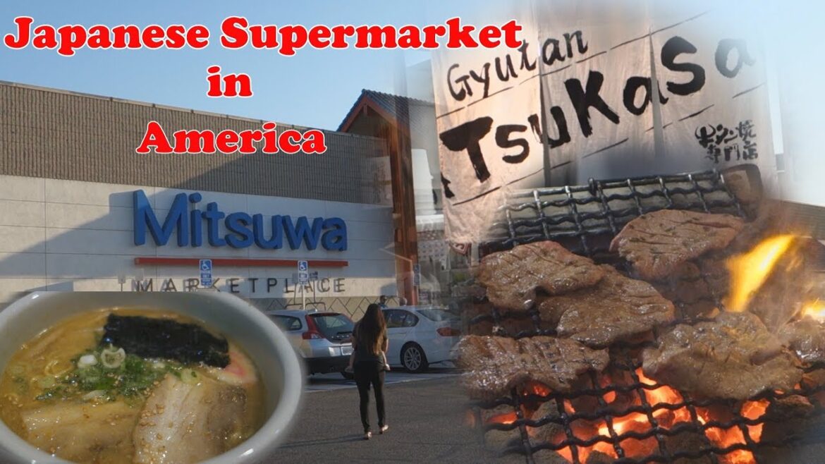 Japanese Supermarket Tour 🍜🇯🇵@ Mitsuwa Marketplace ミツワマーケットプレイス