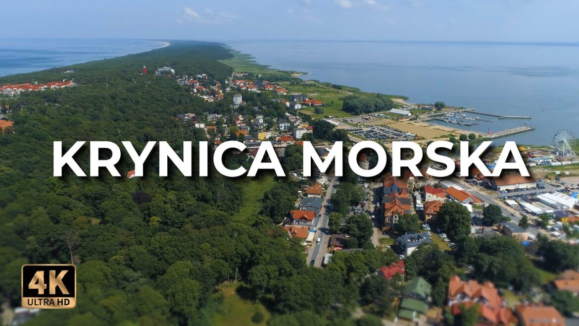 Krynica Morska z drona | Lato | LECE W MIASTO™ [4k]