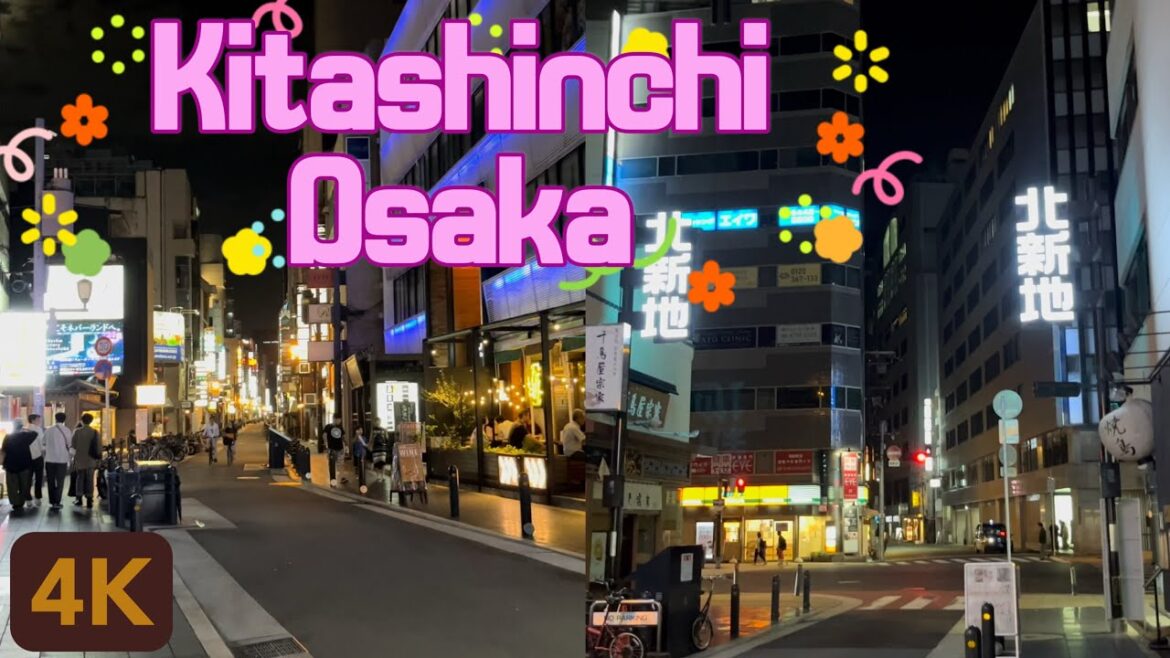 [4K 60fps] 🇯🇵おとなの街-夜の北新地(大阪) Elegant Street-Kitashinchi (Osaka) at Night, October 2023