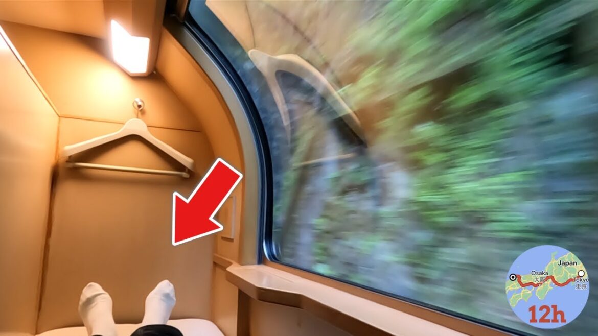 Cheapest Private Room on Overnight Sleeper Trains in Japan 😮🛌 Travel from Tokyo to Izumo City