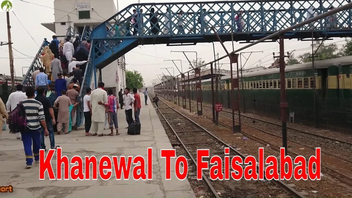 Pakistan Travel By Train Khanewal To Nusrat Fateh Ali Khan's Burial Place Faisalabad