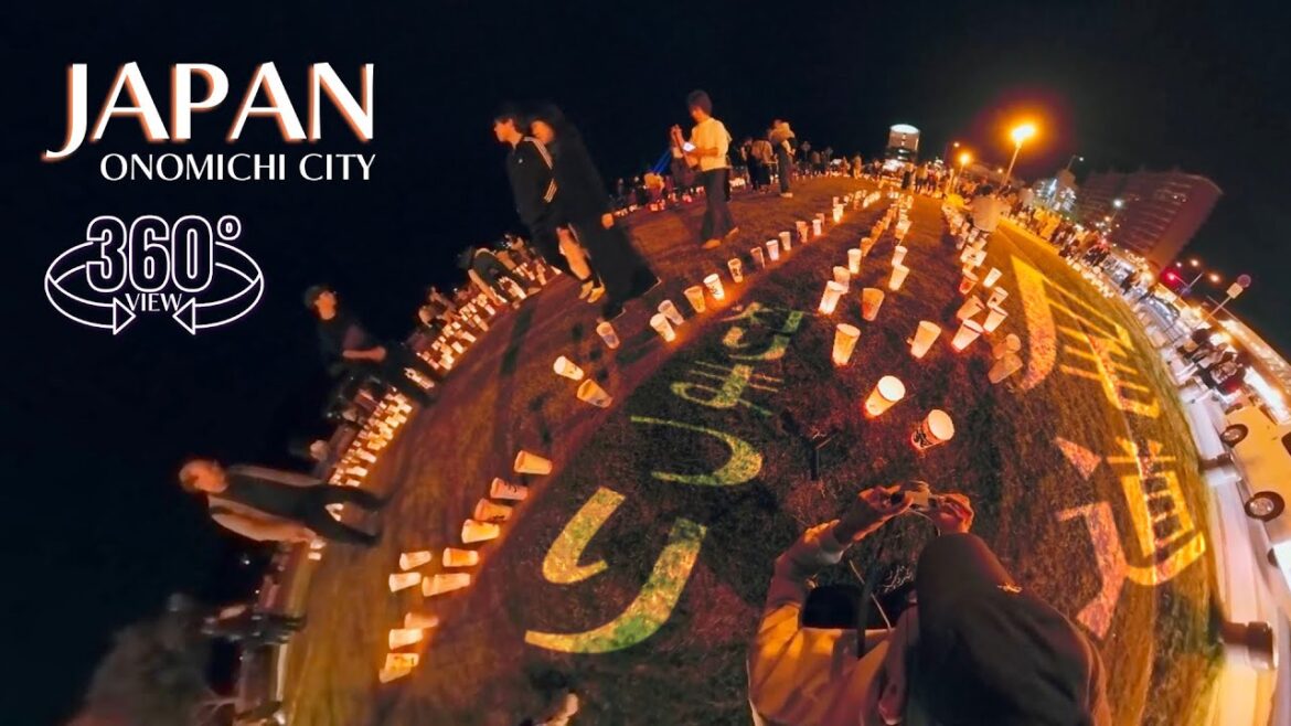 【360°VR - 6K】ONOMICHI LANTERN FESTIVAL 2023