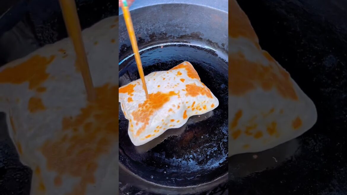 Oriental Street Food Egg filled cake