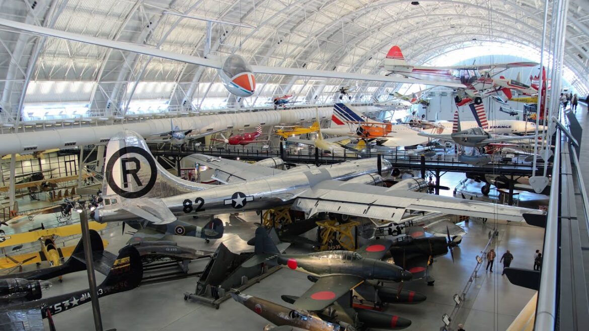 U.S. World War II aircraft displayed in Udvar-Hazy Center, enjoy a narrated virtual tour. U.S. World War II aircraft displayed in Udvar-Hazy Center, enjoy a narrated virtual tour.
