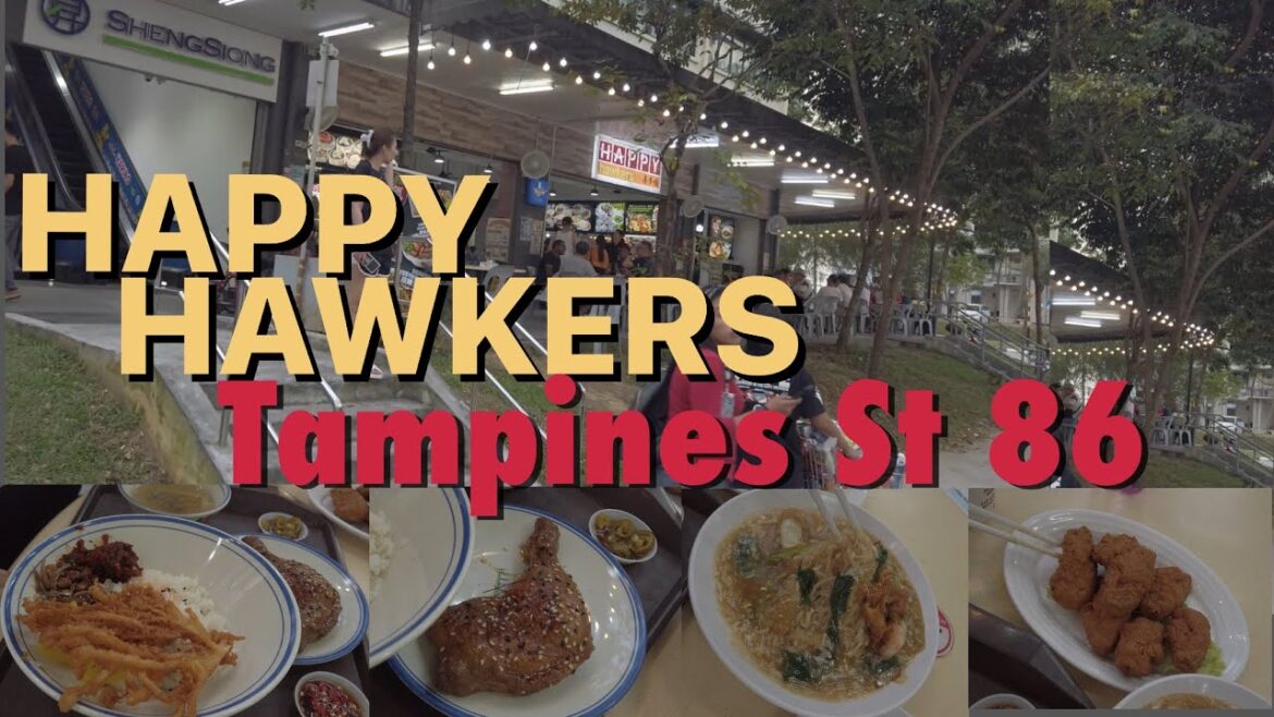 Singapore Hawker - Tampines Street 86 Coffee Shop (Happy Hawkers) - Japanese Nasi Lemak and more