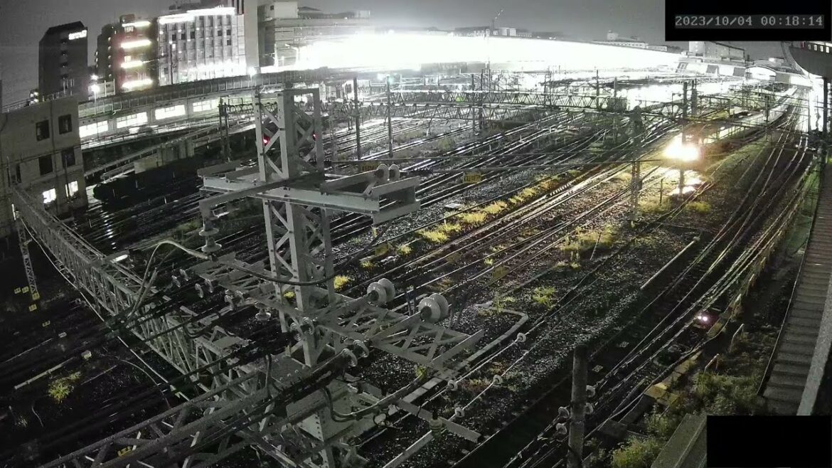 2023/10/04 0:00～【ARCHIVE】Kyoto Station Live Cam JR京都駅  鉄道ライブカメラ  京都ライブカメラ TrainCam