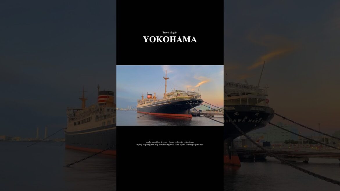 Seaside city Yokohama, Japan🎡🐳 #shorts #yokohama #japantravel