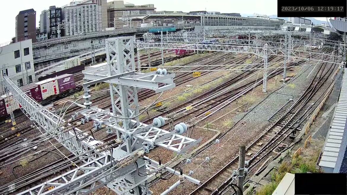 2023/10/06 12:00～【ARCHIVE】Kyoto Station Live Cam JR京都駅  鉄道ライブカメラ  京都ライブカメラ TrainCam