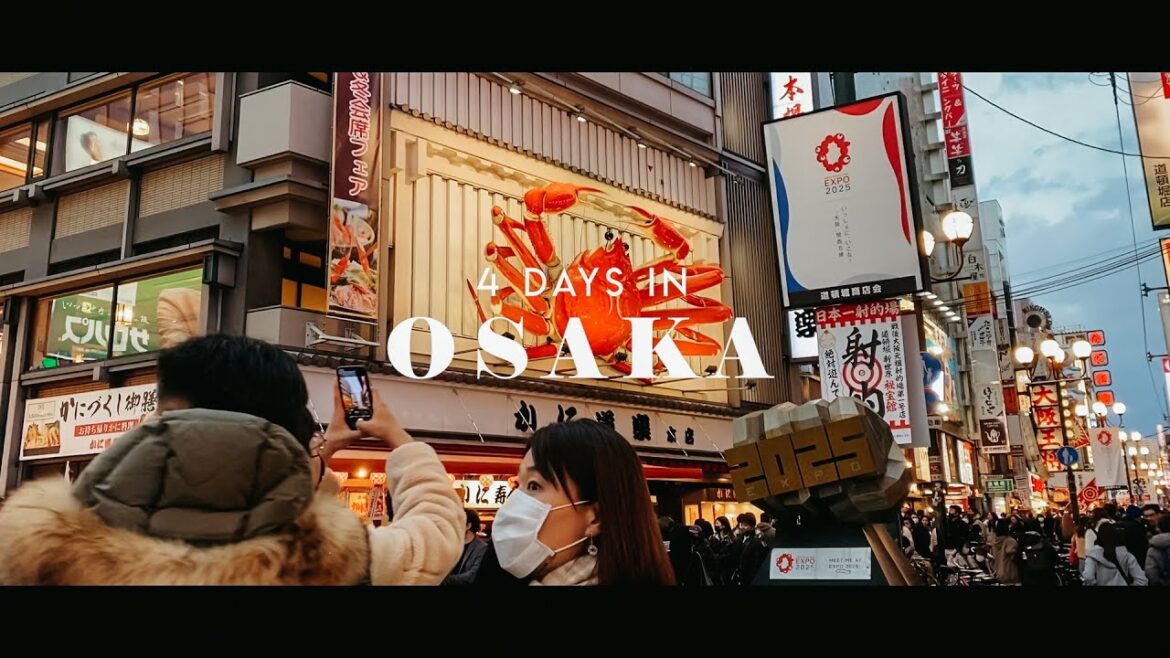 Exploring Osaka for 4 days in winter (vlog)