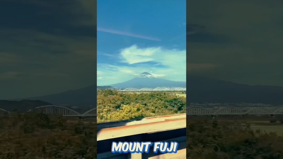 Catching a Glimpse of Mt. Fuji: A Shinkansen Adventure | Japan Travel Tips 🗻🚄📸  #MtFujiView Catching a Glimpse of Mt. Fuji: A Shinkansen Adventure | Japan Travel Tips 🗻🚄📸  #MtFujiView