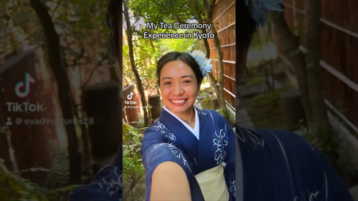 Tea Ceremony in Kyoto #Japan #TeaCeremony #Culture #Travel