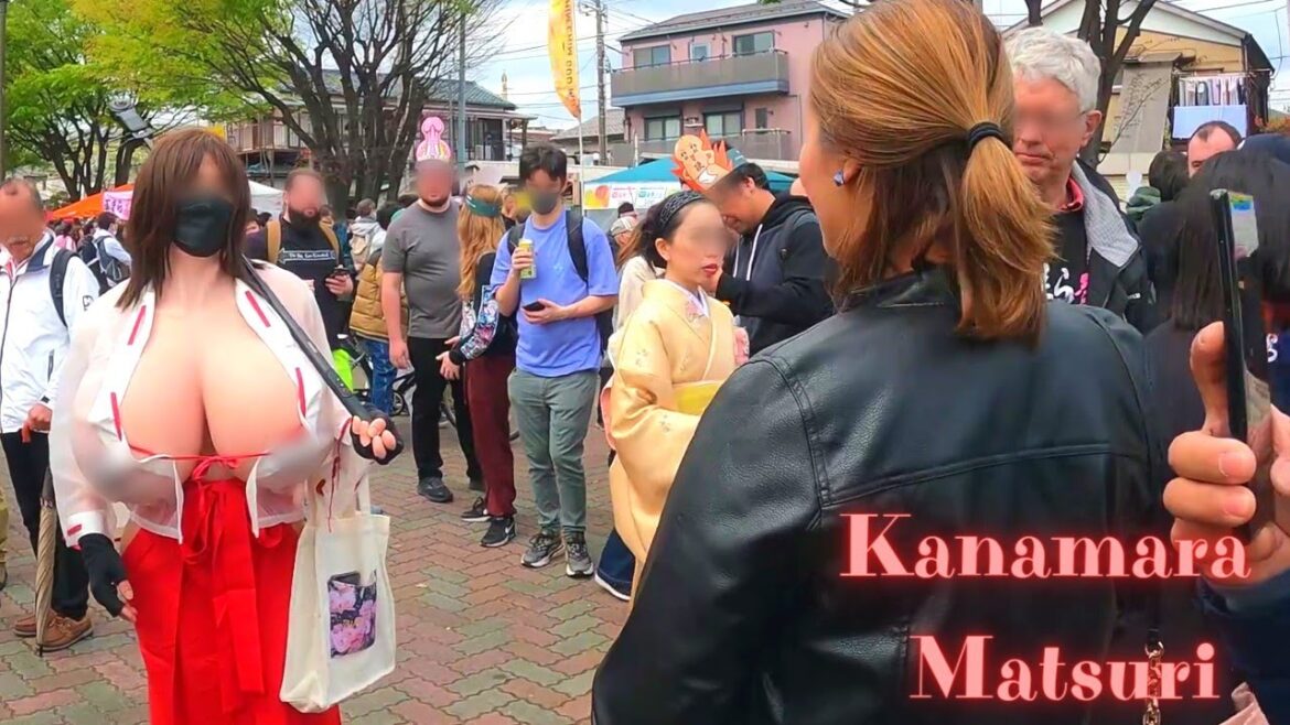 Kanamara Matsuri. Kanagawa walking tour. 14【4K】4.2023 Kanamara Matsuri. Kanagawa walking tour. 14【4K】4.2023