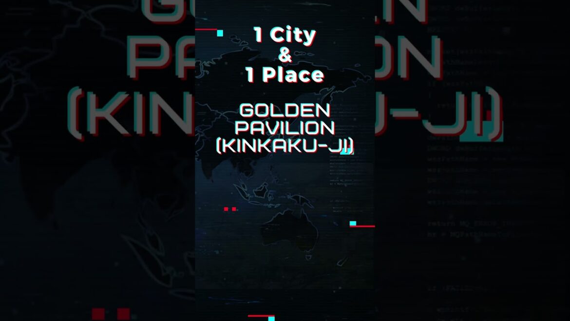 1 City & 1 Great Place | Golden Pavilion (Kinkaku-ji) Kyoto, Japan #worldtour #traveling