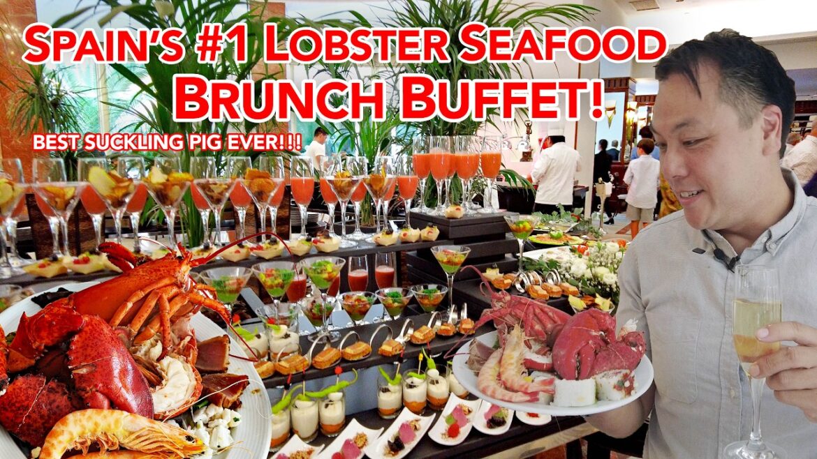 Spain’s #1 Lobster Seafood Brunch Buffet! | Lobsters, Paella, Lechon, Caviar, Foie Gras and more! Spain's #1 Lobster Seafood Brunch Buffet! | Lobsters, Paella, Lechon, Caviar, Foie Gras and more!