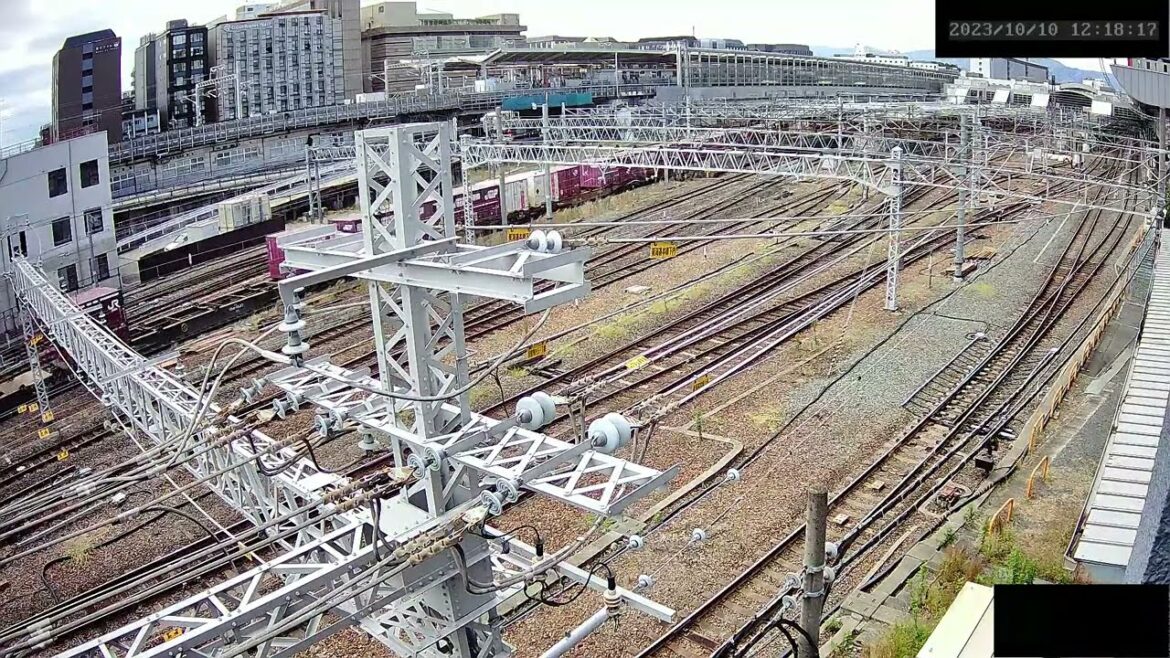 2023/10/10 12:00～【ARCHIVE】Kyoto Station Live Cam JR京都駅  鉄道ライブカメラ  京都ライブカメラ TrainCam