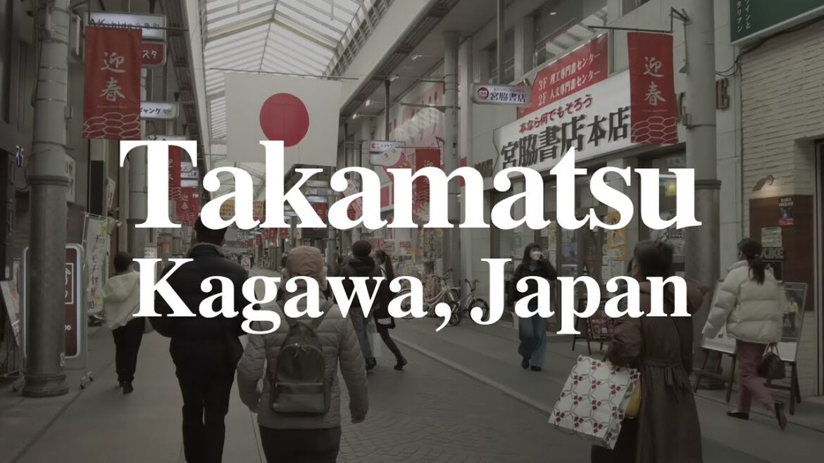 Walking tour in Takamatsu, Kagawa, Japan - Jan 6, 2023 #takamatsu #kagawa #traveljapan