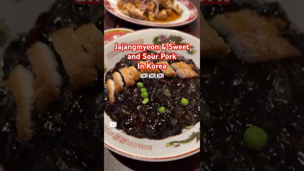 The Best Hangover Food In Korea: Jajangmyeon And Sweet And Sour Pork! #korea The Best Hangover Food In Korea: Jajangmyeon And Sweet And Sour Pork! #korea