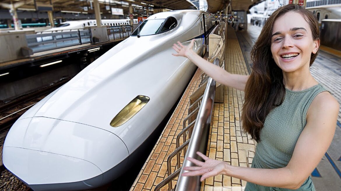 Japan’s FASTEST BULLET TRAIN from Tokyo to Kyoto (the Shinkansen)!