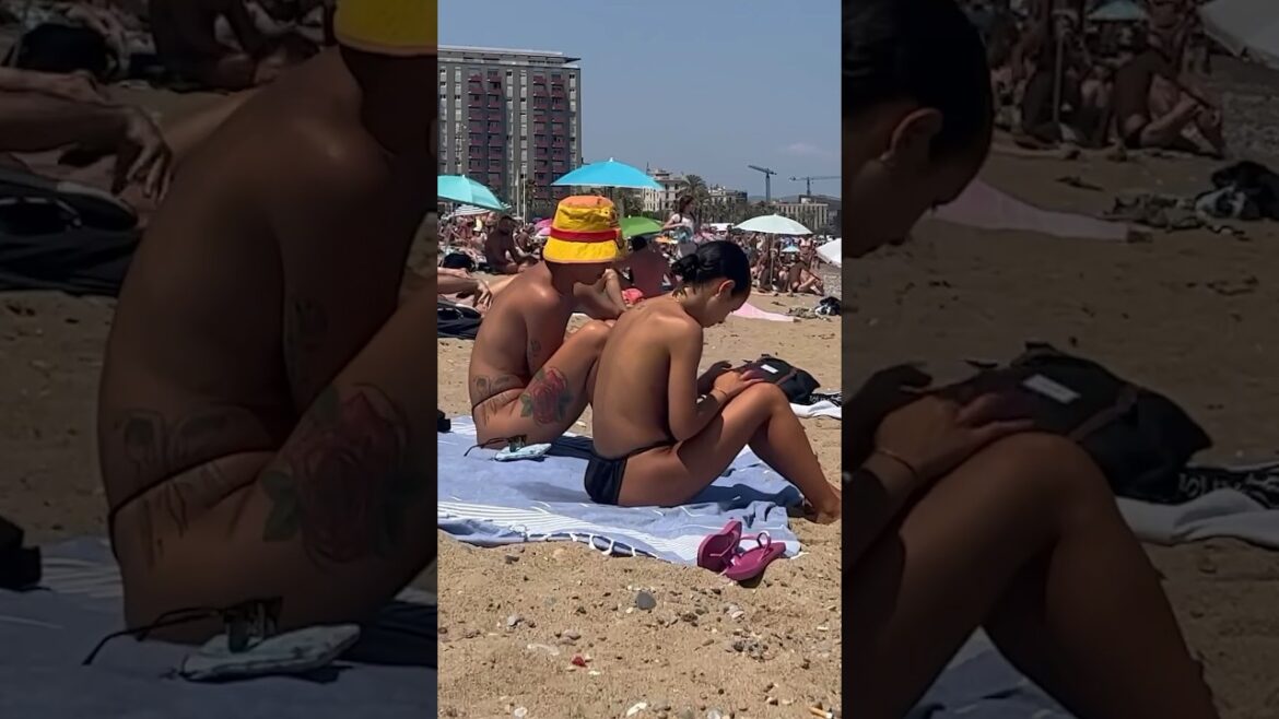 😲 WHY ARE SPANISH BEACHES LIKE THAT? Barceloneta Beach Spain 2023 😲 WHY ARE SPANISH BEACHES LIKE THAT? Barceloneta Beach Spain 2023