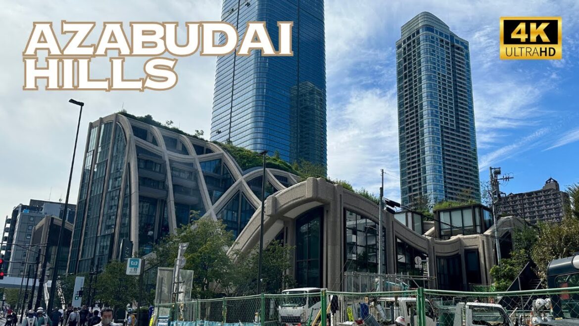 [4K] Azabudai Hills in TOKYO 🇯🇵🐧 Redevelopment area Walking Tour