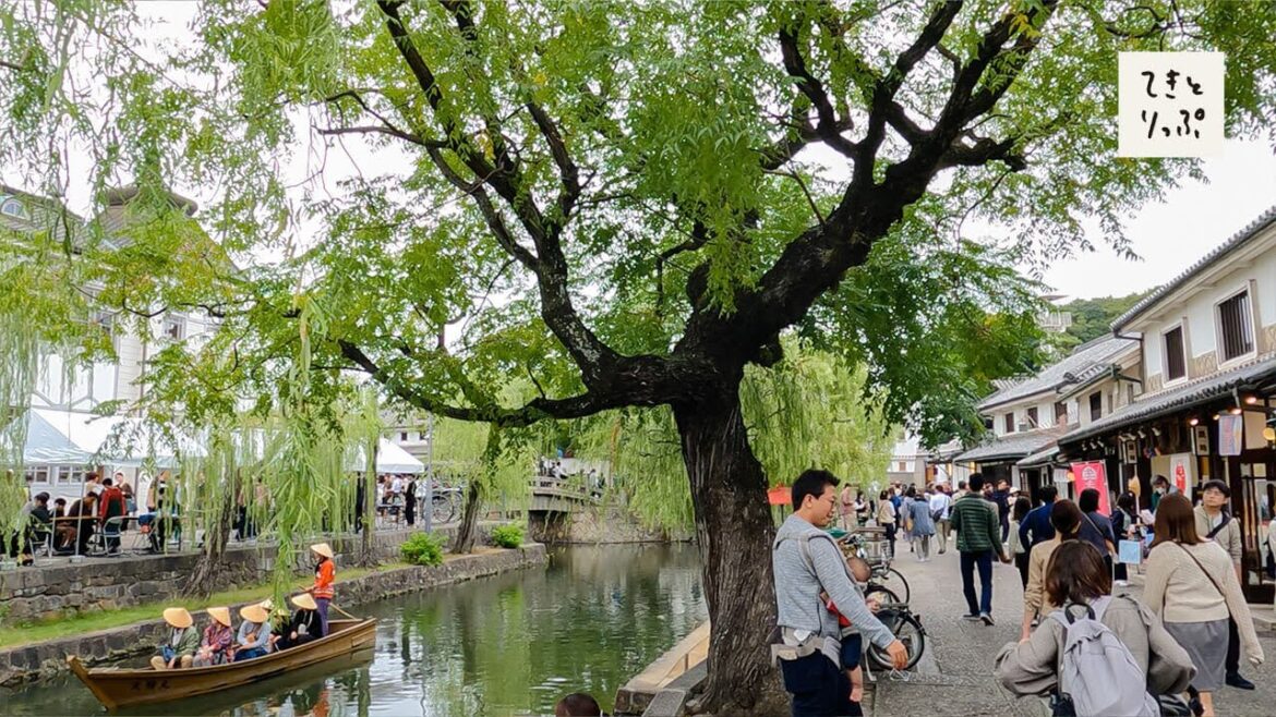倉敷美観地区を散策！古き良き日本を感じる歩き旅【岡山県、4K動画】