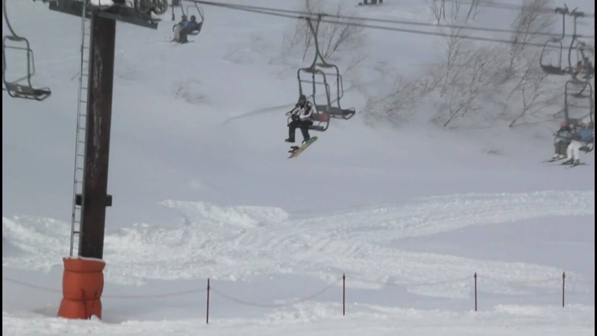 Hakuba Goryu Alps 1st chair lift (part 3)