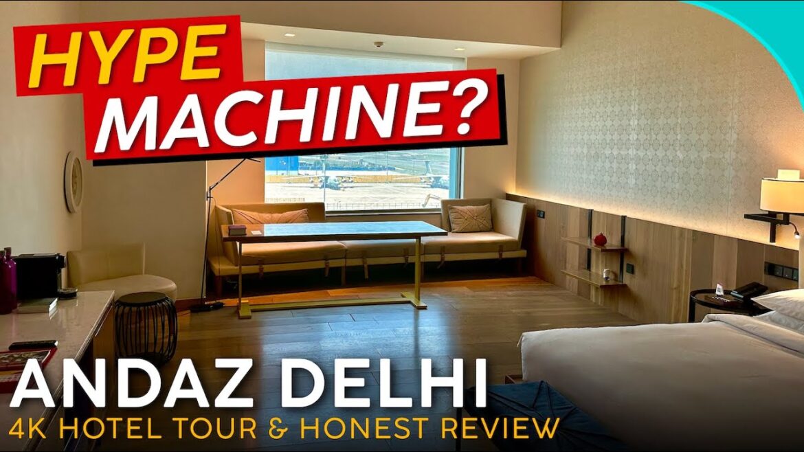 ANDAZ DELHI Delhi, India 🇮🇳【4K Hotel Tour & Review】The Ultimate Hype Machine