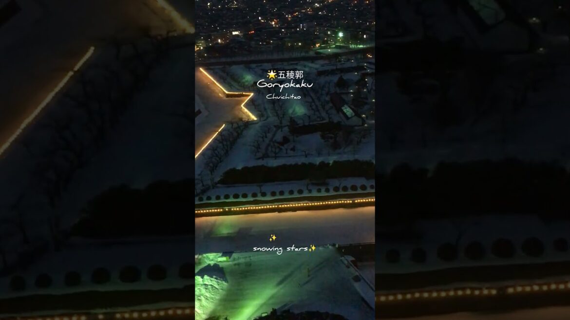 鏡頭裝不下這顆星星｜函館•五稜郭塔 #japantravel #旅行 #北海道  @Chuichitao