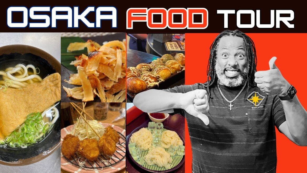 Osaka Street Food Tour! THE Best Dontonbori Guide